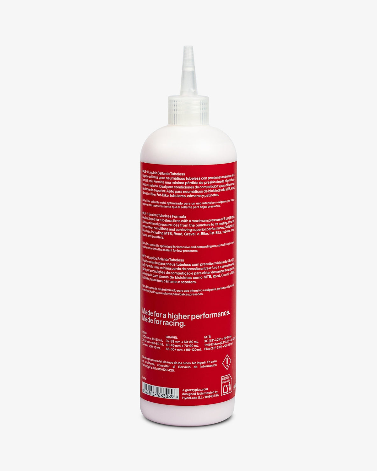 Liquido Tubular High Pressure 500ml