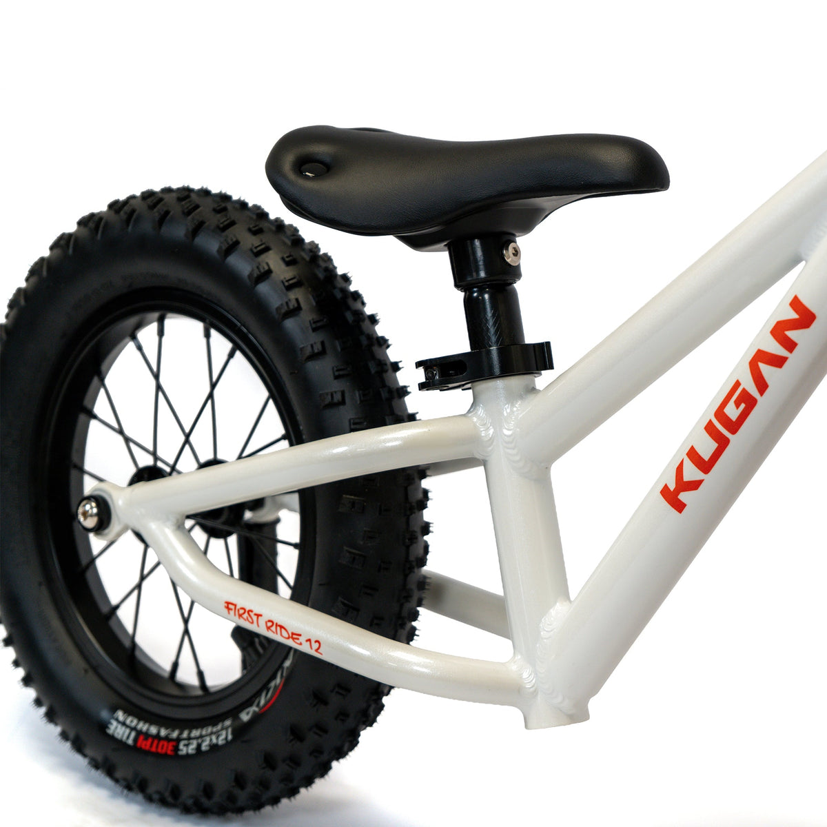 Bicicleta de Equilibrio Infantil Kugan First Ride 12 Blanco/Naranjo - imagen 11