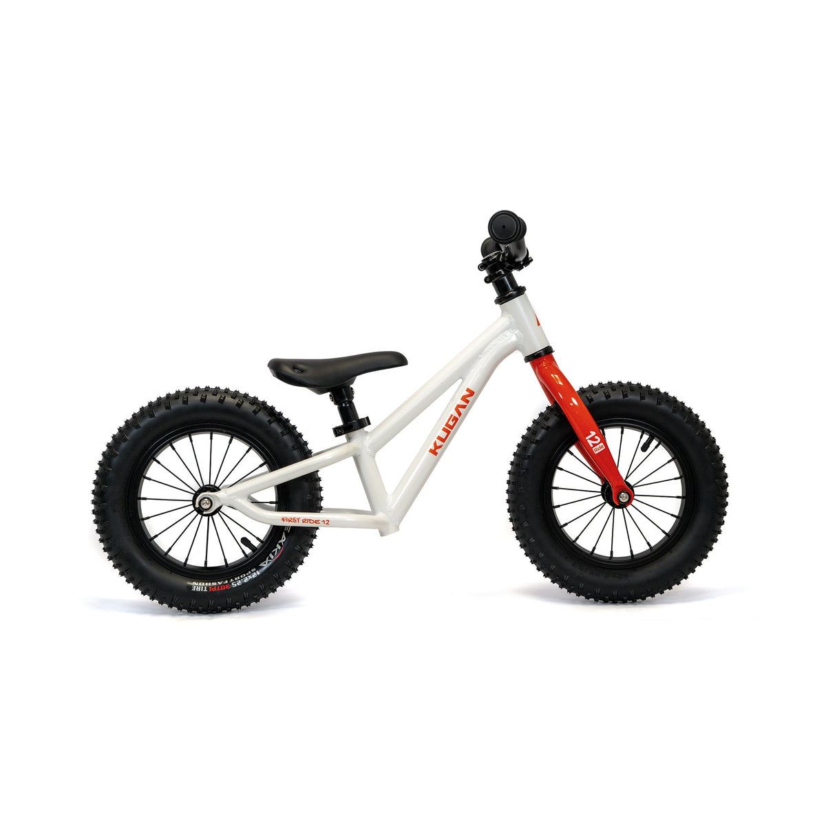 Bicicleta de Equilibrio Infantil Kugan First Ride 12 Blanco/Naranjo - imagen 2