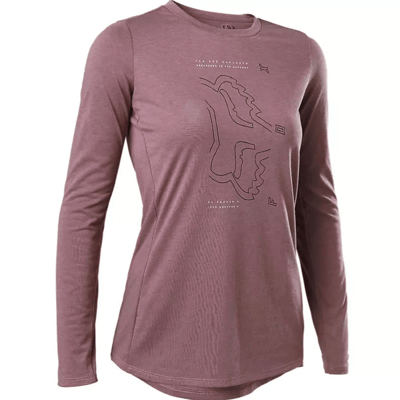 Jersey Fox Ranger DR Manga Larga Morado Mujer