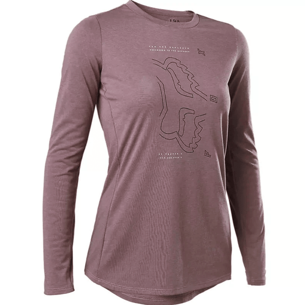 Jersey Fox Ranger DR Manga Larga Morado Mujer