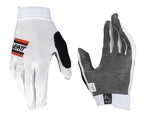 Guantes Leatt GripR 1.0 Blanco