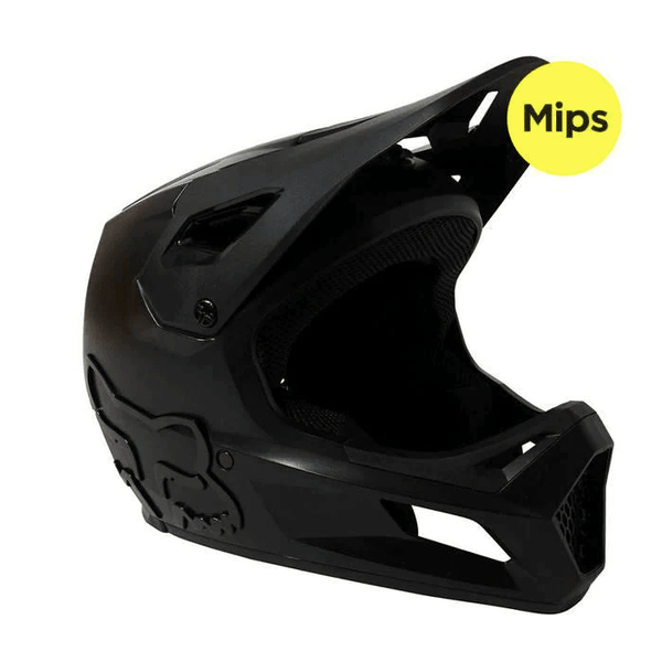CASCO FOX RAMPAGE NEGRO - NIÑO