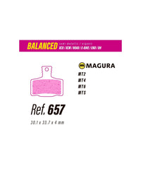 Pastillas de Freno Less Brakes Balanced 657 - Magura MT2, MTS, MT6