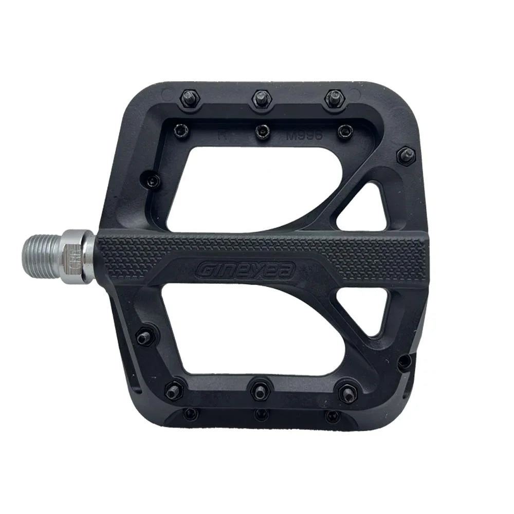 Pedales Gineyea Nylon Sellados con Pines Negro - Gineyea